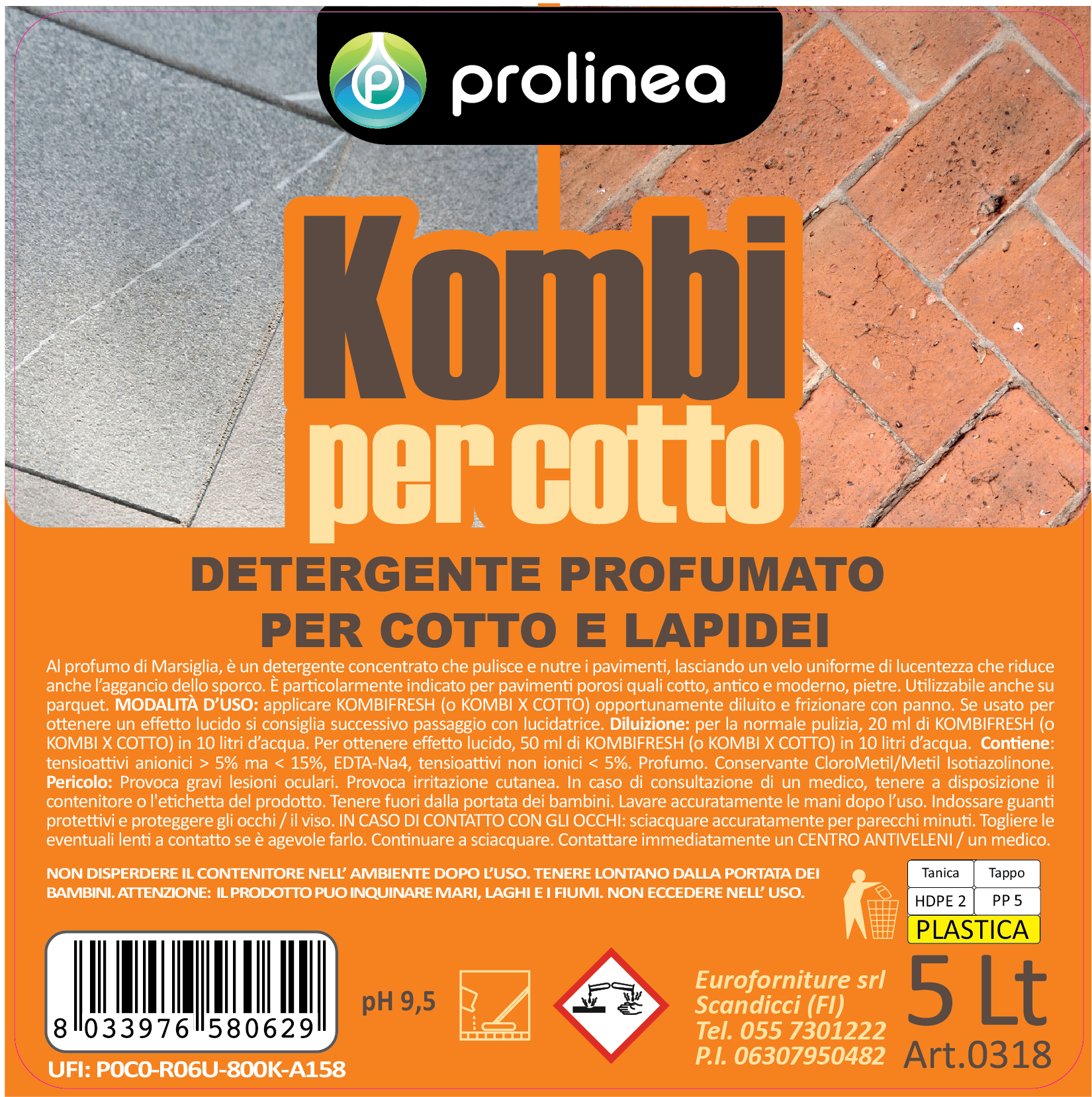 KOMBI X COTTO NLL LT 5 LOGO UFI Smal EURO