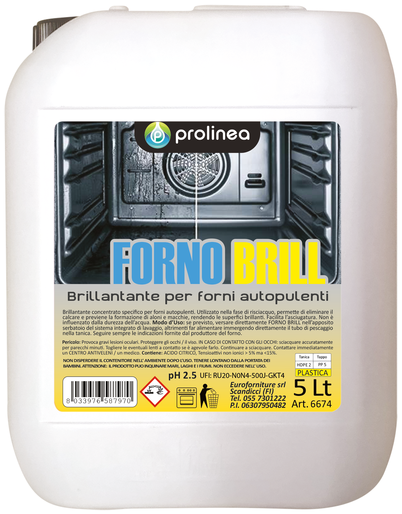FornoBrill 5 Lt
