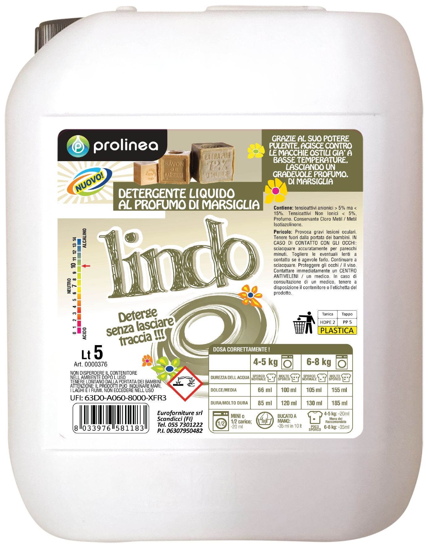 Lindo Marsiglia 5lt Logo