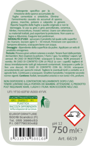 Pulitore Delicato per Fughe R