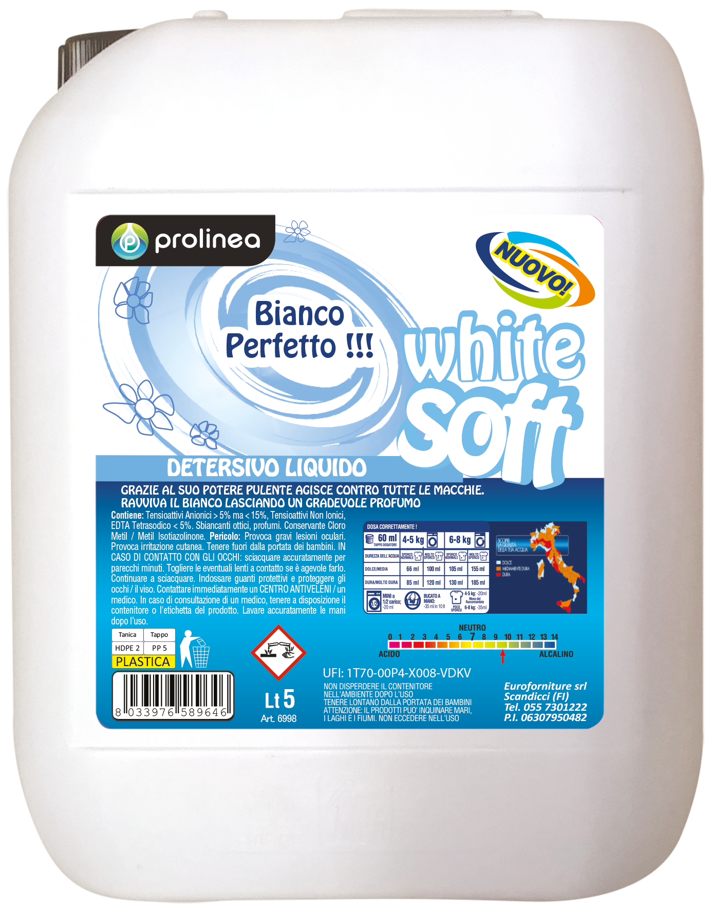 White Soft 5lt Logo
