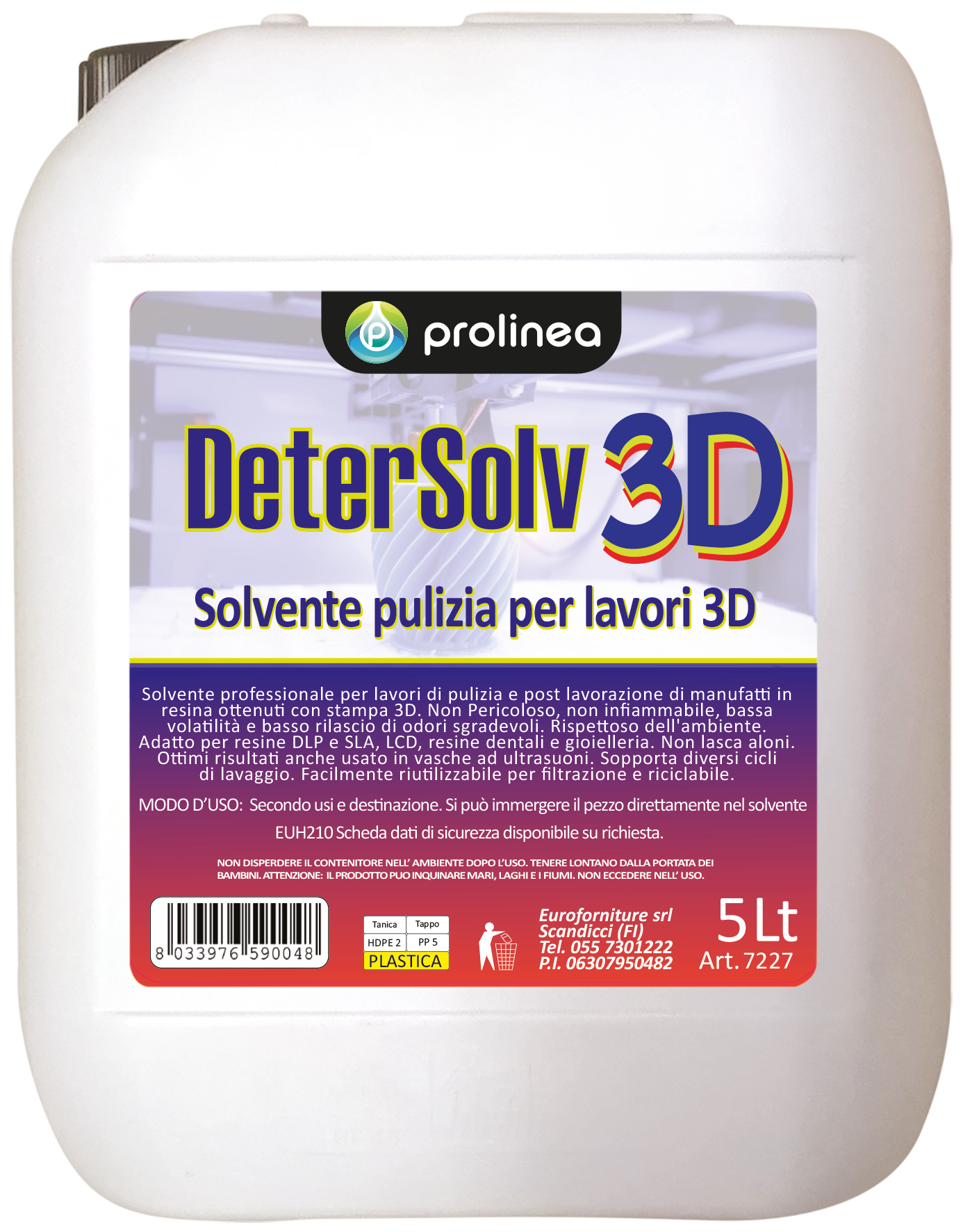 Detersolv 3D 5 Lt
